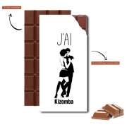 Tablette de chocolat personnalisé J'ai Kizomba Danca