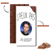 Tablette de chocolat personnalisé Je peux pas jai Robert Pattinson