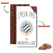 Tablette de chocolat personnalisé Je peux pas y'a Montpellier
