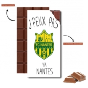 Tablette de chocolat personnalisé Je peux pas y'a Nantes