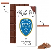 Tablette de chocolat personnalisé Je peux pas y'a Troyes