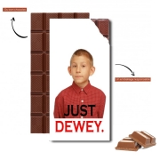 Tablette de chocolat personnalisé Just dewey