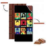 Tablette de chocolat personnalisé Justice pop