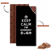 Tablette de chocolat personnalisé Keep Calm Divergent Faction
