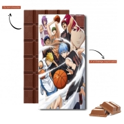 Tablette de chocolat personnalisé Kuroko No Basket Passion Basketball