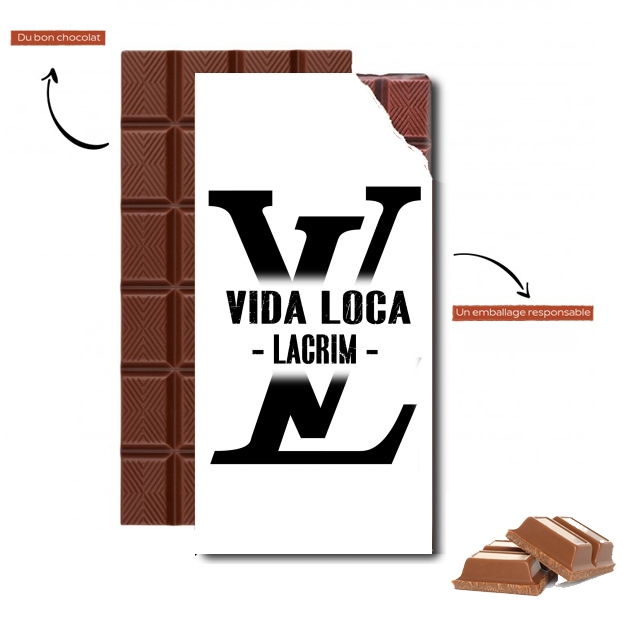 Tablette de chocolat personnalisé LaCrim Vida Loca Elegance