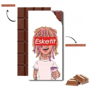 Tablette de chocolat personnalisé Lil Pump ESKETIT Peep Uzi Yachty XAN Supreme Xanax