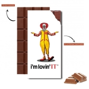 Tablette de chocolat personnalisé Mcdonalds Im lovin it - Clown Horror