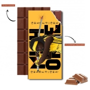 Tablette de chocolat personnalisé Michonne - The Walking Dead mashup Kill Bill