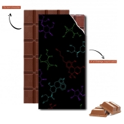 Tablette de chocolat personnalisé Molecule symbole
