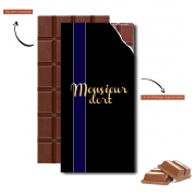 Tablette de chocolat personnalisé Monsieur dort