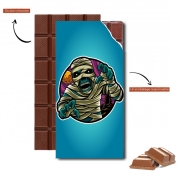 Tablette de chocolat personnalisé mummy vector