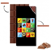 Tablette de chocolat personnalisé Music Instruments Co