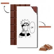Tablette de chocolat personnalisé Naruto Ok