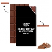 Tablette de chocolat personnalisé Navy Seal No easy day
