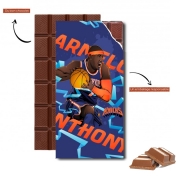 Tablette de chocolat personnalisé NBA Stars: Carmelo Anthony