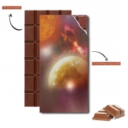 Tablette de chocolat personnalisé Système Solaire