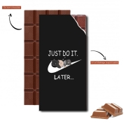 Tablette de chocolat personnalisé Nike Parody Just do it Later X Shikamaru