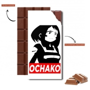 Tablette de chocolat personnalisé Ochako Uraraka Boku No Hero Academia