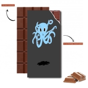 Tablette de chocolat personnalisé octopus Blue cartoon