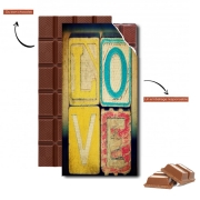 Tablette de chocolat personnalisé Old Love