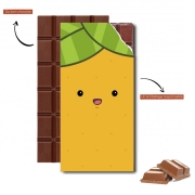 Tablette de chocolat personnalisé Orange