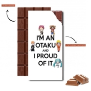 Tablette de chocolat personnalisé Otaku and proud
