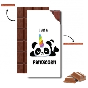 Tablette de chocolat personnalisé Panda x Licorne Means Pandicorn