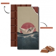 Tablette de chocolat personnalisé Paper Boat