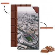 Tablette de chocolat personnalisé Paris Auteuil Parc des princes