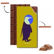 Tablette de chocolat personnalisé Penguin