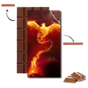 Tablette de chocolat personnalisé Phoenix in Fire