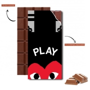 Tablette de chocolat personnalisé Play Comme des garcons