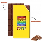 Tablette de chocolat personnalisé Pop It Funny cute
