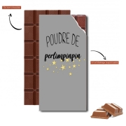 Tablette de chocolat personnalisé Poudre de perlimpinpin