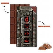 Tablette de chocolat personnalisé Predator gauntlet
