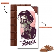 Tablette de chocolat personnalisé Pretty zombie