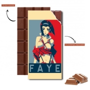 Tablette de chocolat personnalisé Propaganda Faye CowBoy