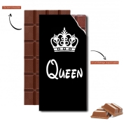 Tablette de chocolat personnalisé Queen