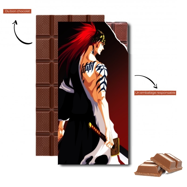 Tablette de chocolat personnalisé Renji bleach art