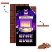 Tablette de chocolat personnalisé Retro Game Over