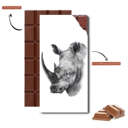 Tablette de chocolat personnalisé Rhino Shield Art