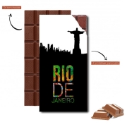 Tablette de chocolat personnalisé Rio de janeiro