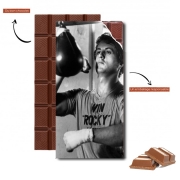 Tablette de chocolat personnalisé Rocky Balboa Entraînement Punching-ball