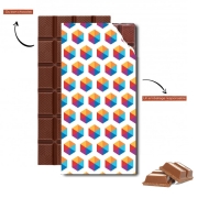 Tablette de chocolat personnalisé RombosPattern