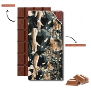 Tablette de chocolat personnalisé Rugby Haka