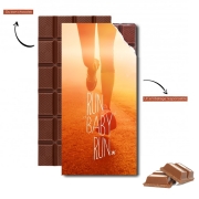 Tablette de chocolat personnalisé Run Baby Run