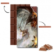 Tablette de chocolat personnalisé Saint Michael Archange versus Demon