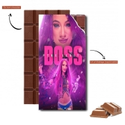 Tablette de chocolat personnalisé Sasha Banks
