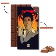 Tablette de chocolat personnalisé Scarface Tony Montana